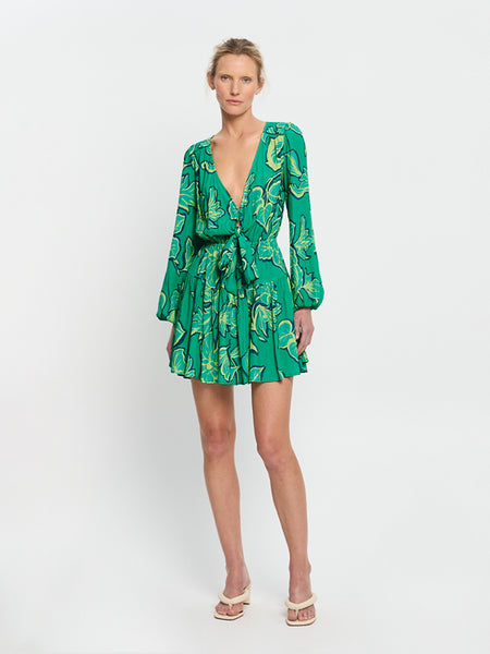 Kiss land tie front mini dress best sale