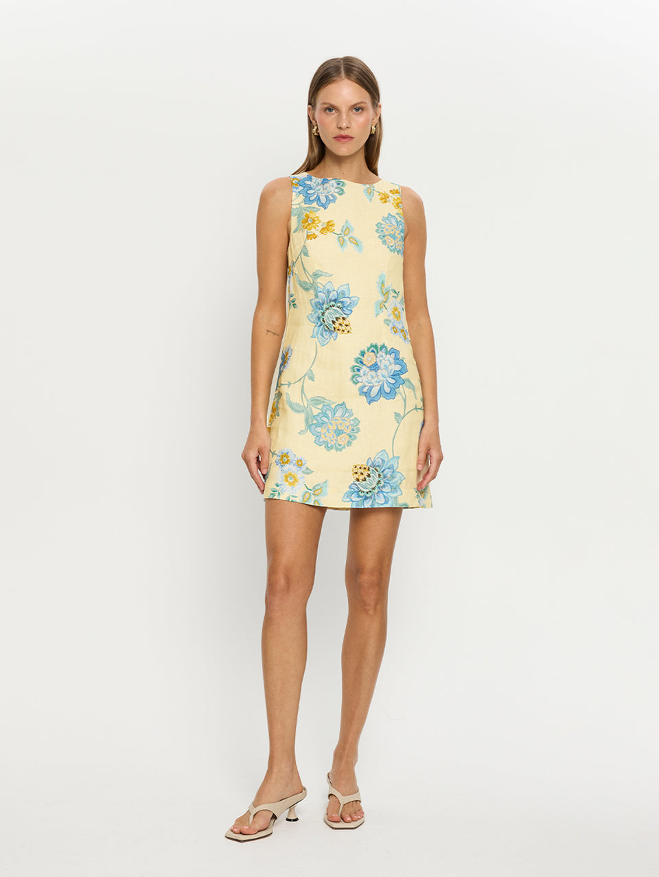 giselle mini dress GISELLE MINI DRESS WHITE/BLUE XL