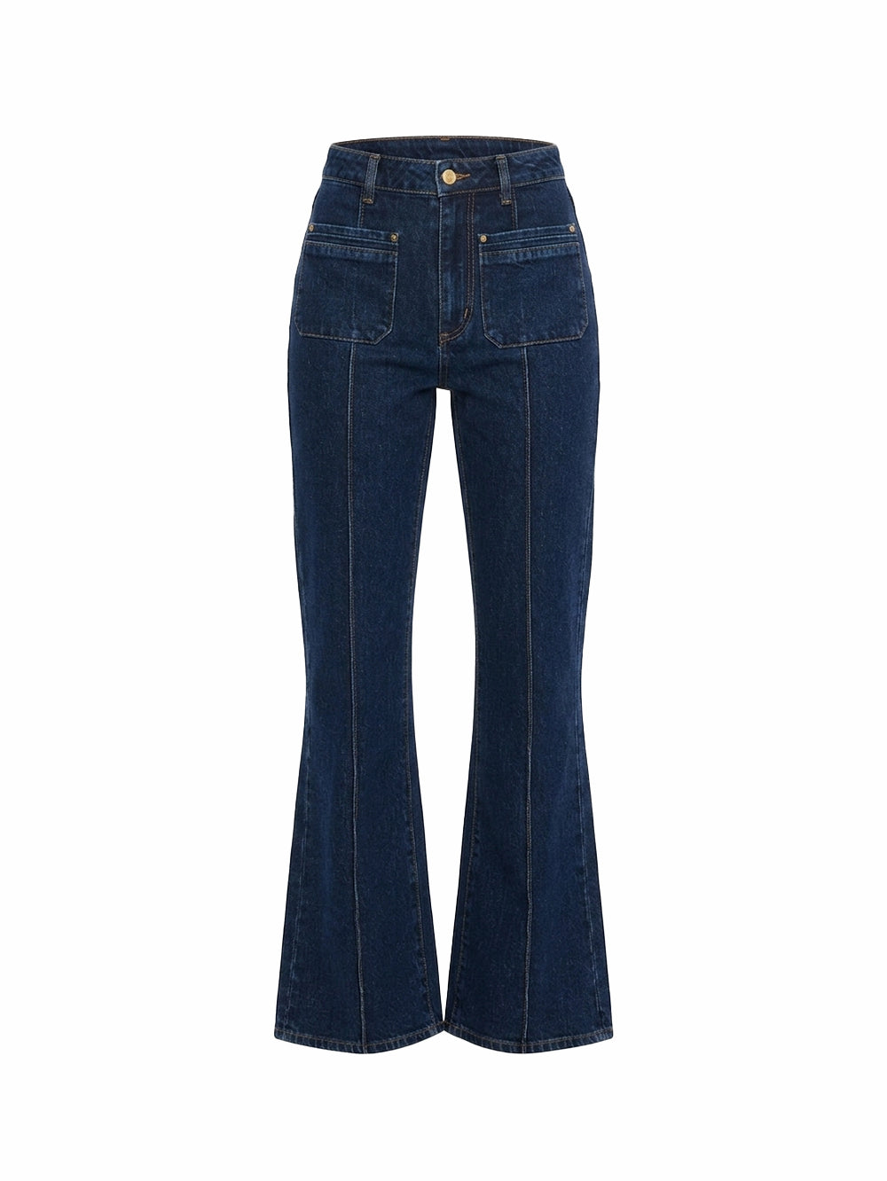Hanna Jean - Ink | Blue High Rise Wide Leg Denim Jeans – KIVARI