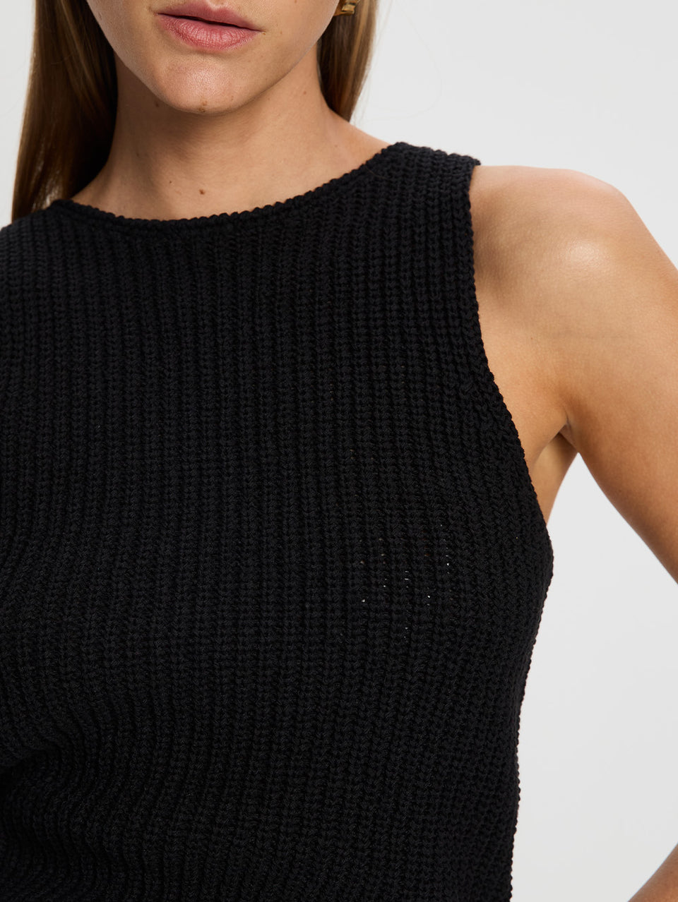 Ivy Knit Cami - Black