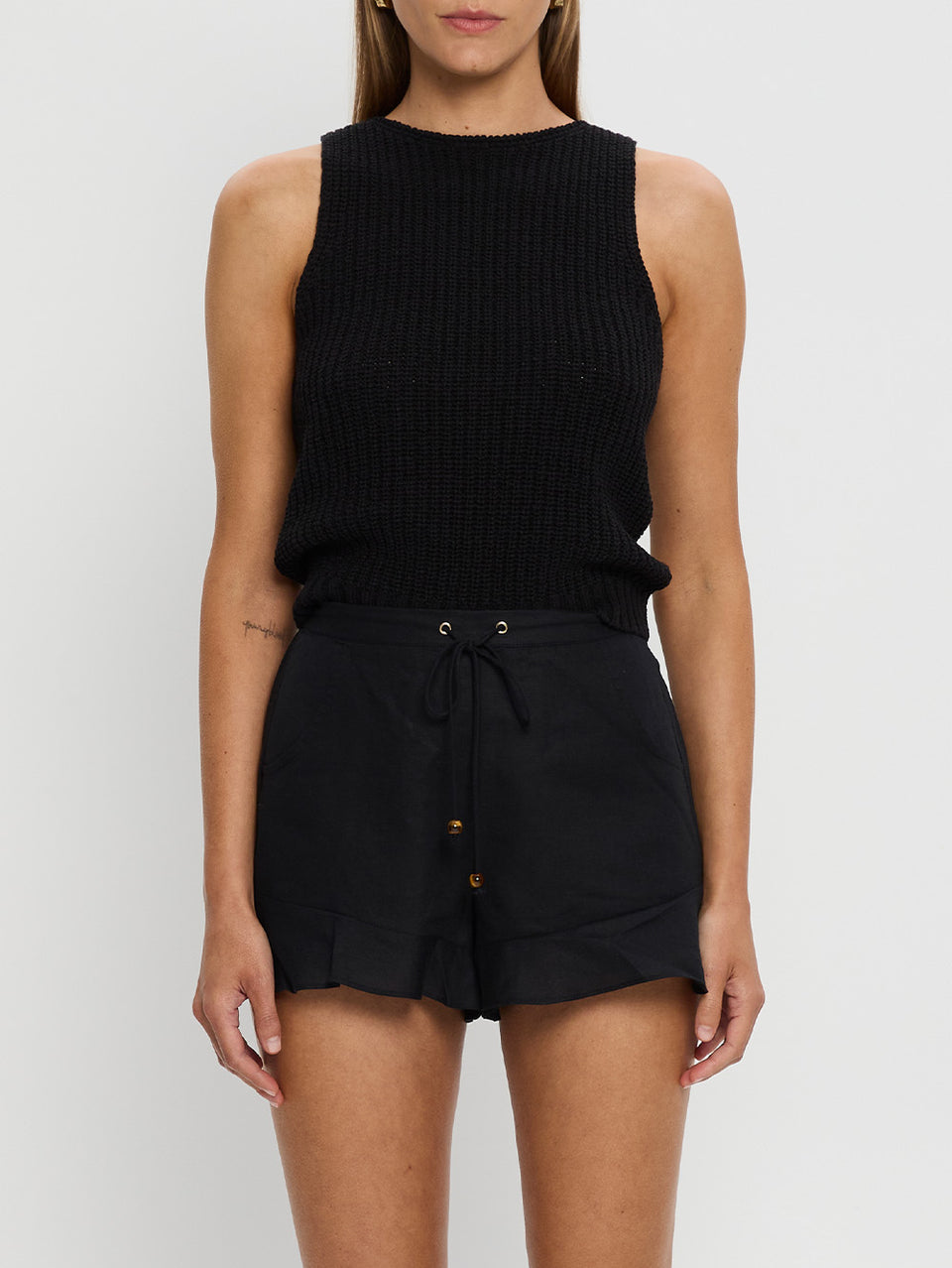 Ivy Knit Cami - Black