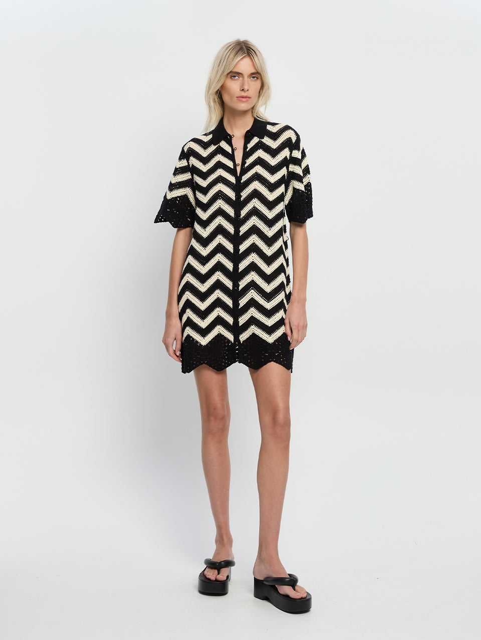 jacinta mini dress - black/white Jacinta Mini dress