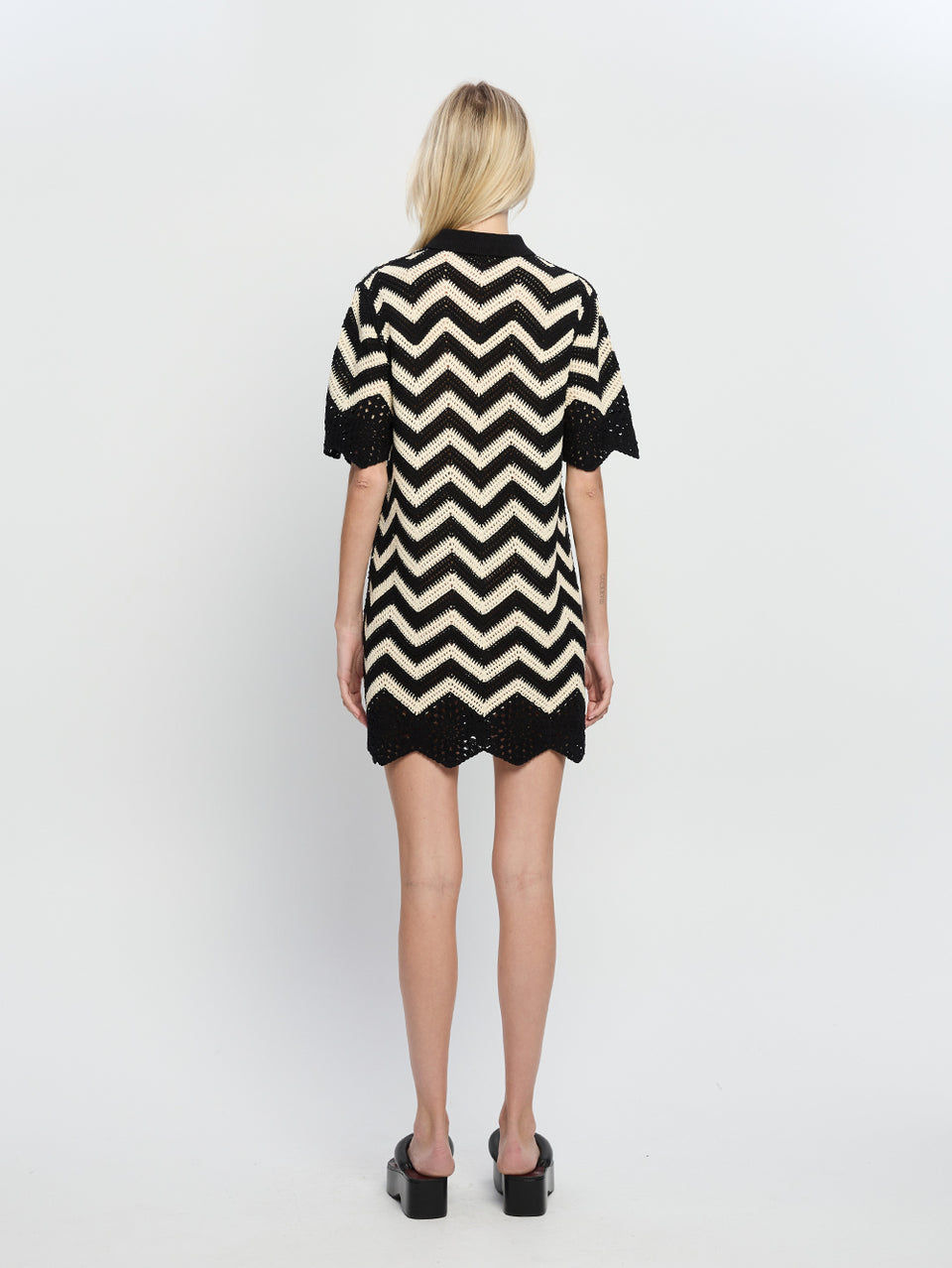 jacinta mini dress - black/white Jacinta Mini Dress