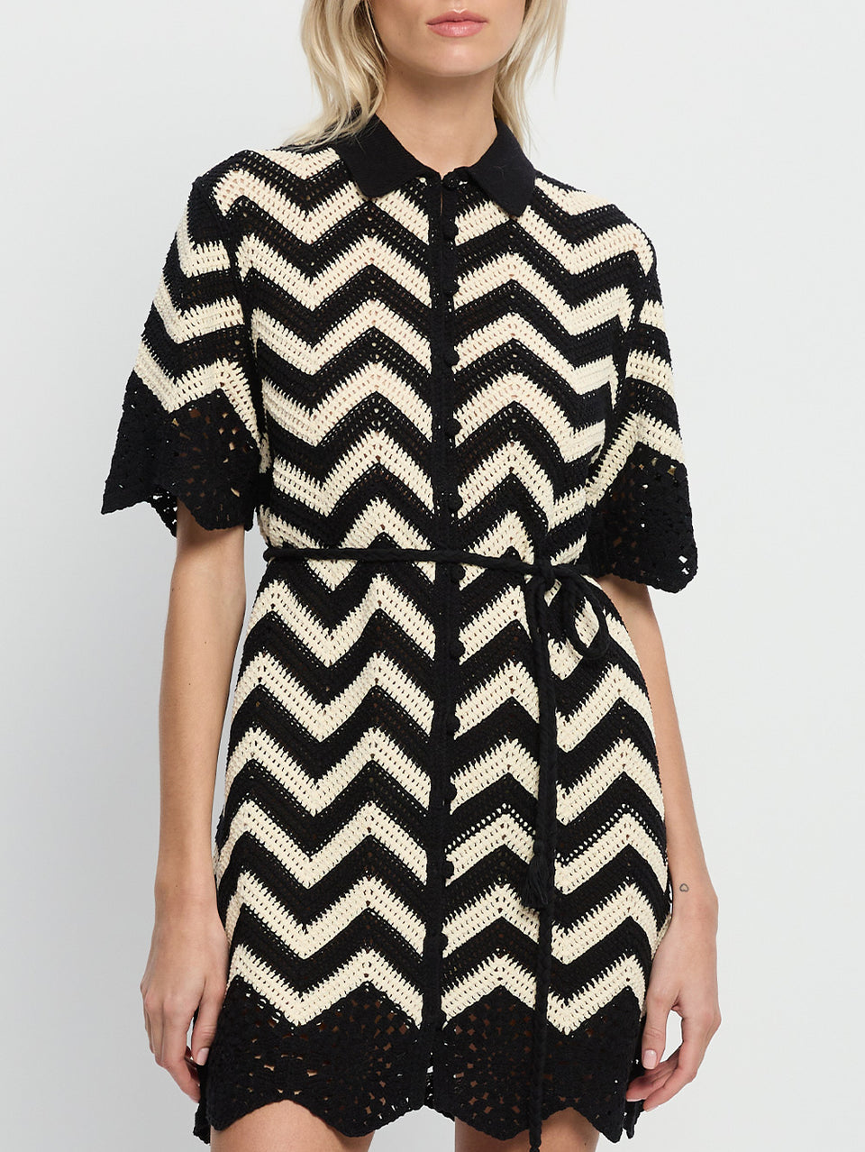 jacinta mini dress black white Jacinta Mini Dress