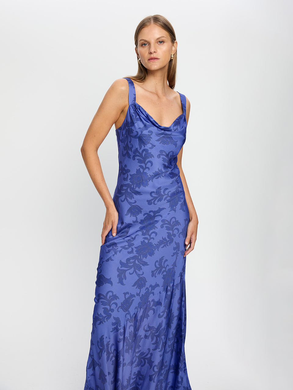 Jamie Cowl Neck Maxi Dress