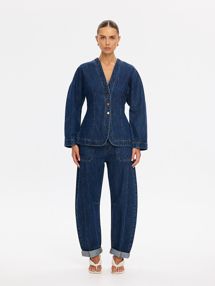 Jessica Denim Barrel Jacket