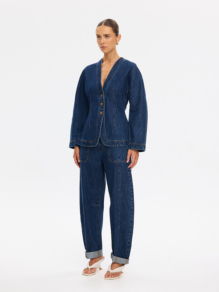 Jessica Denim Barrel Jacket