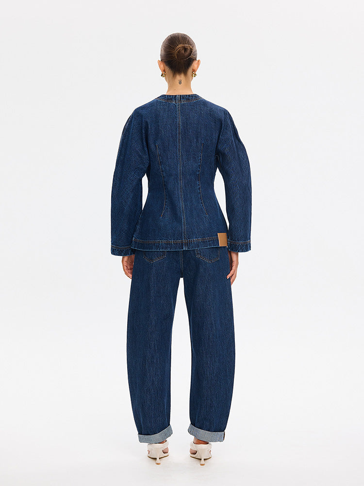 Jessica Denim Barrel Jacket