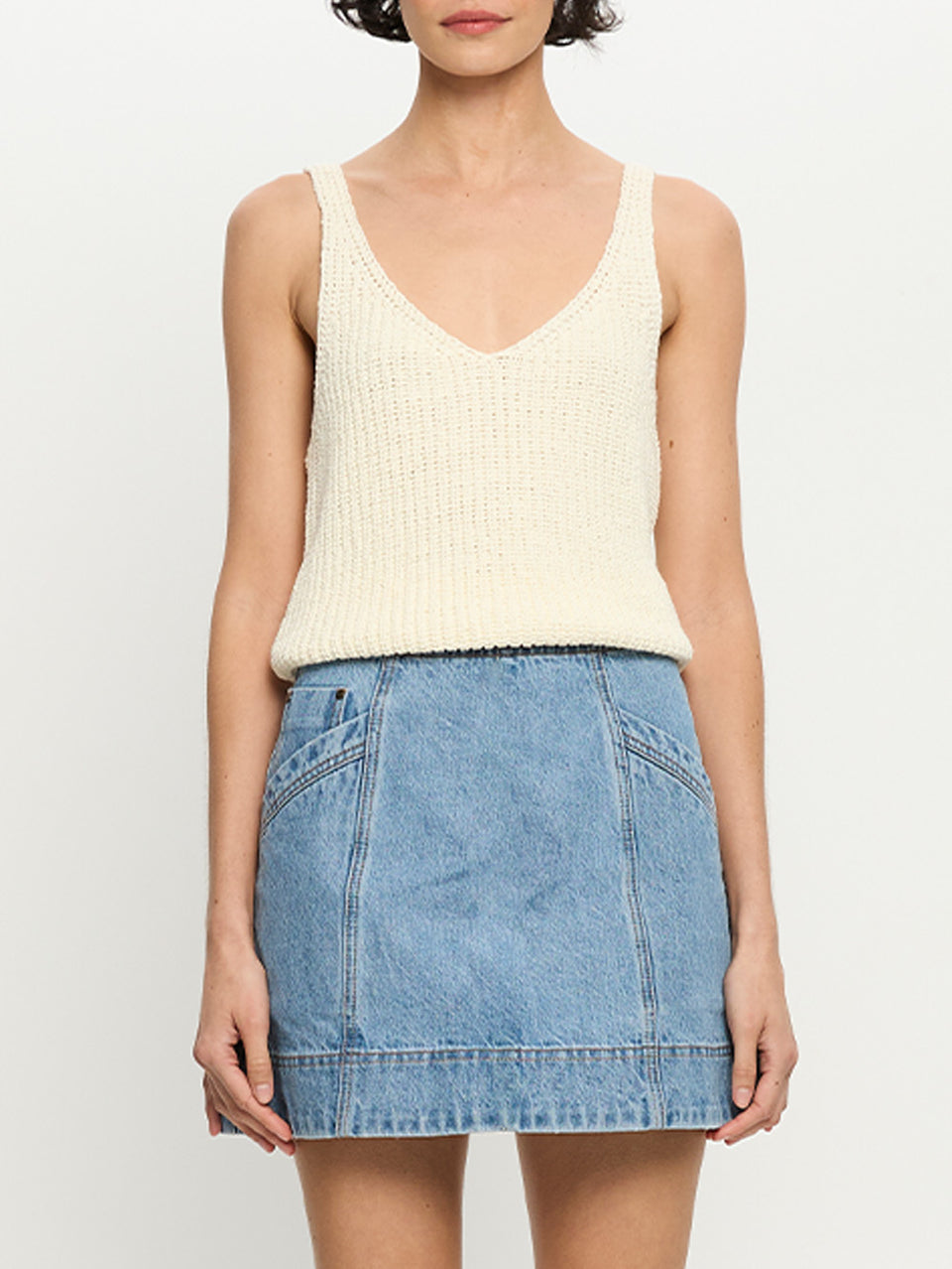 Lana Knit Cami - Ivory