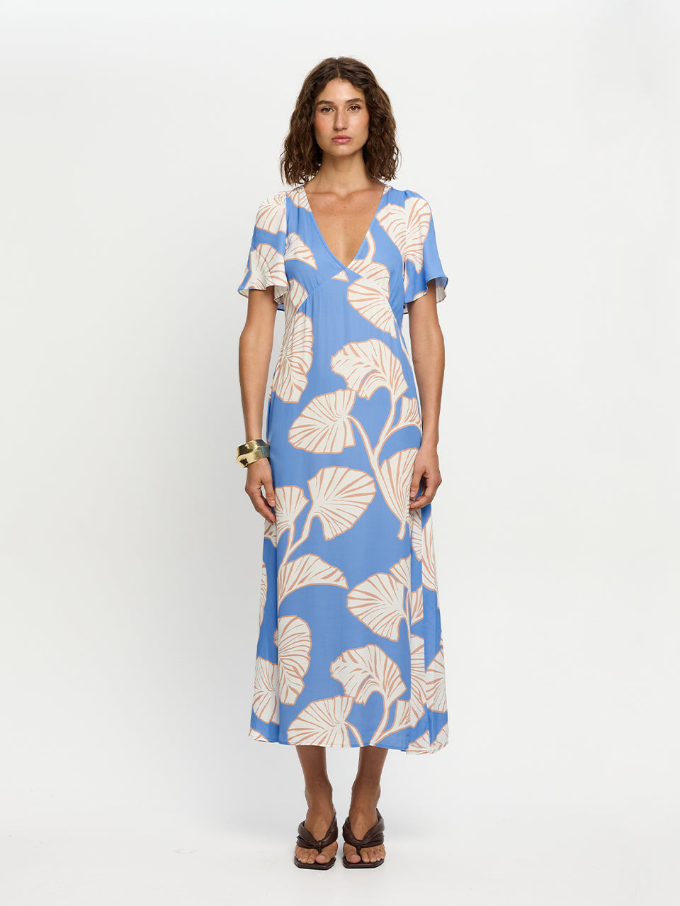 Ilana Sleeved Midi Dress