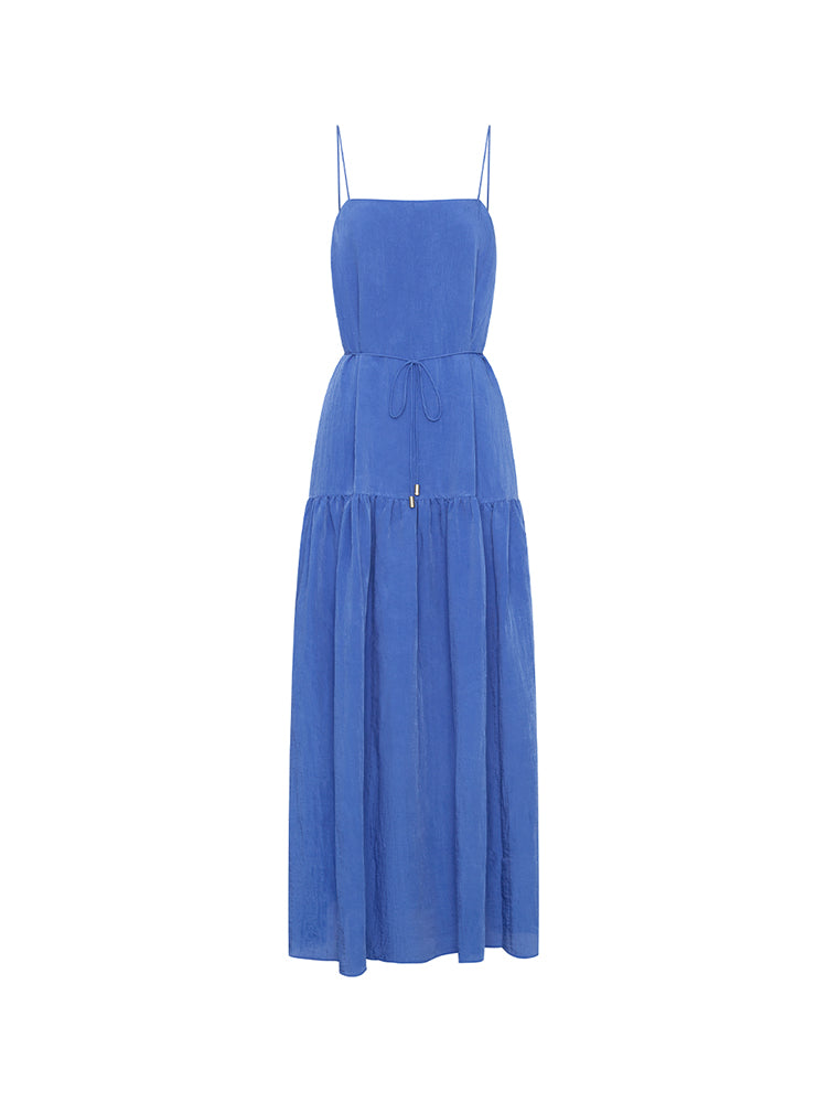 LD282COB_Uma Maxi Dress_Colbalt_GHOST