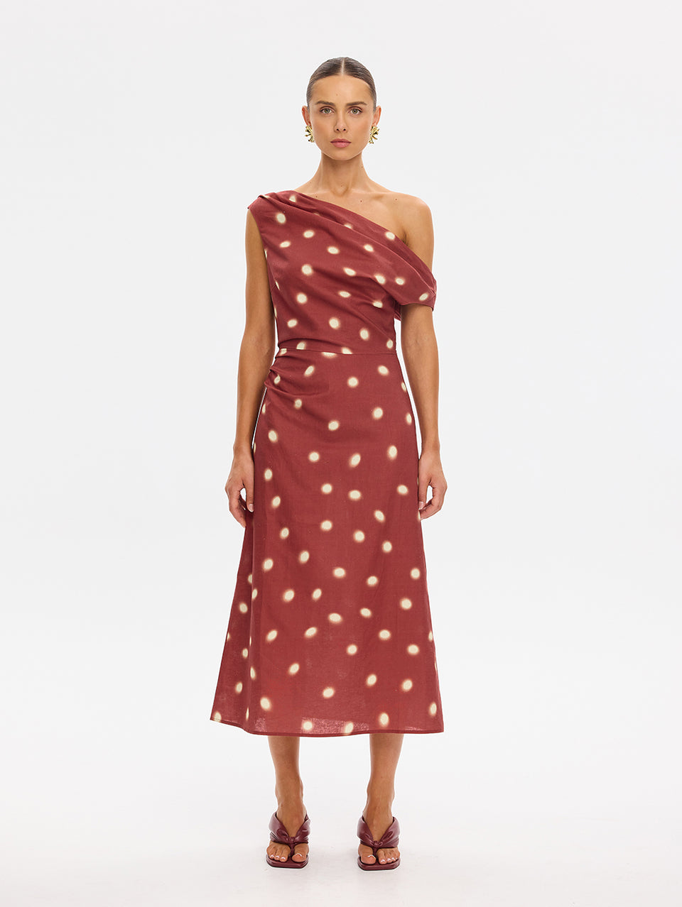 LD388BRI_Saro-Midi-Dress_Brick_1