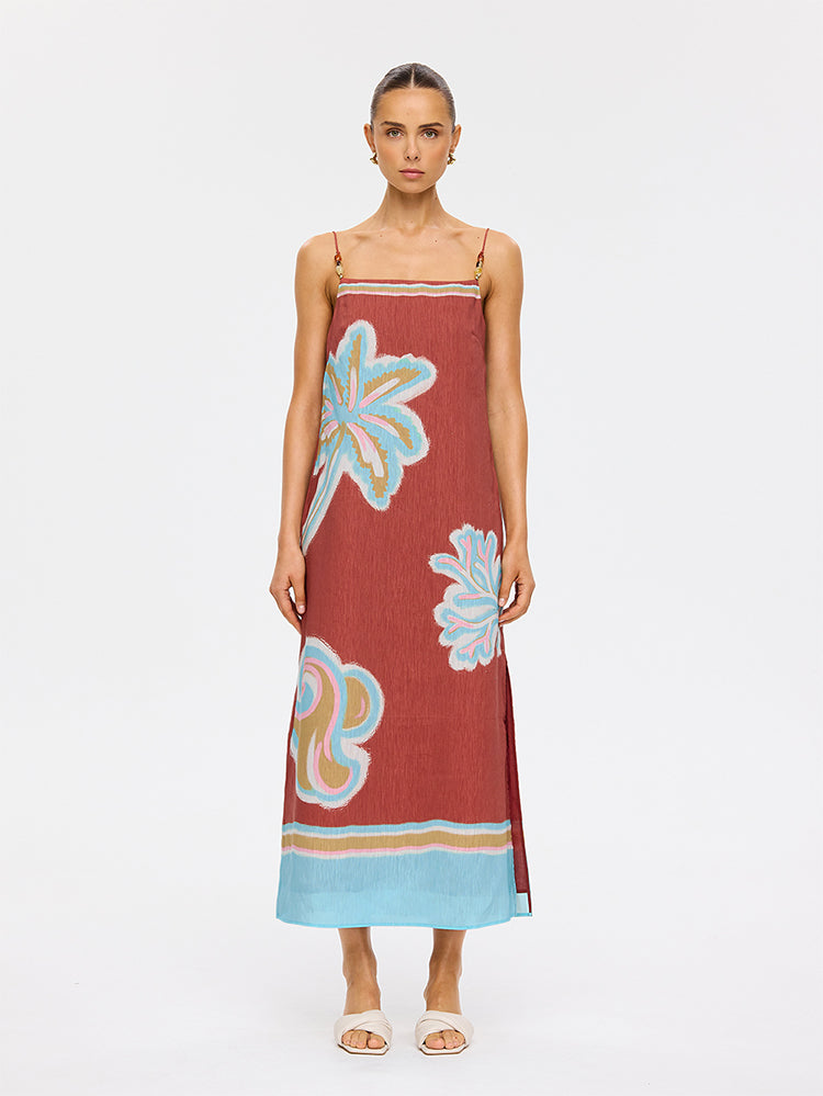 LD399MAR_Enzo Midi Dress_Maroon_1