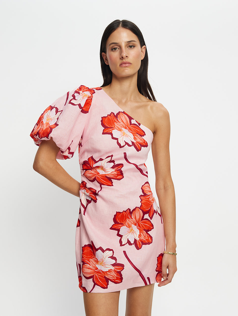 lani mini dress Lani One Shoulder Mini Dress – KIVARI International