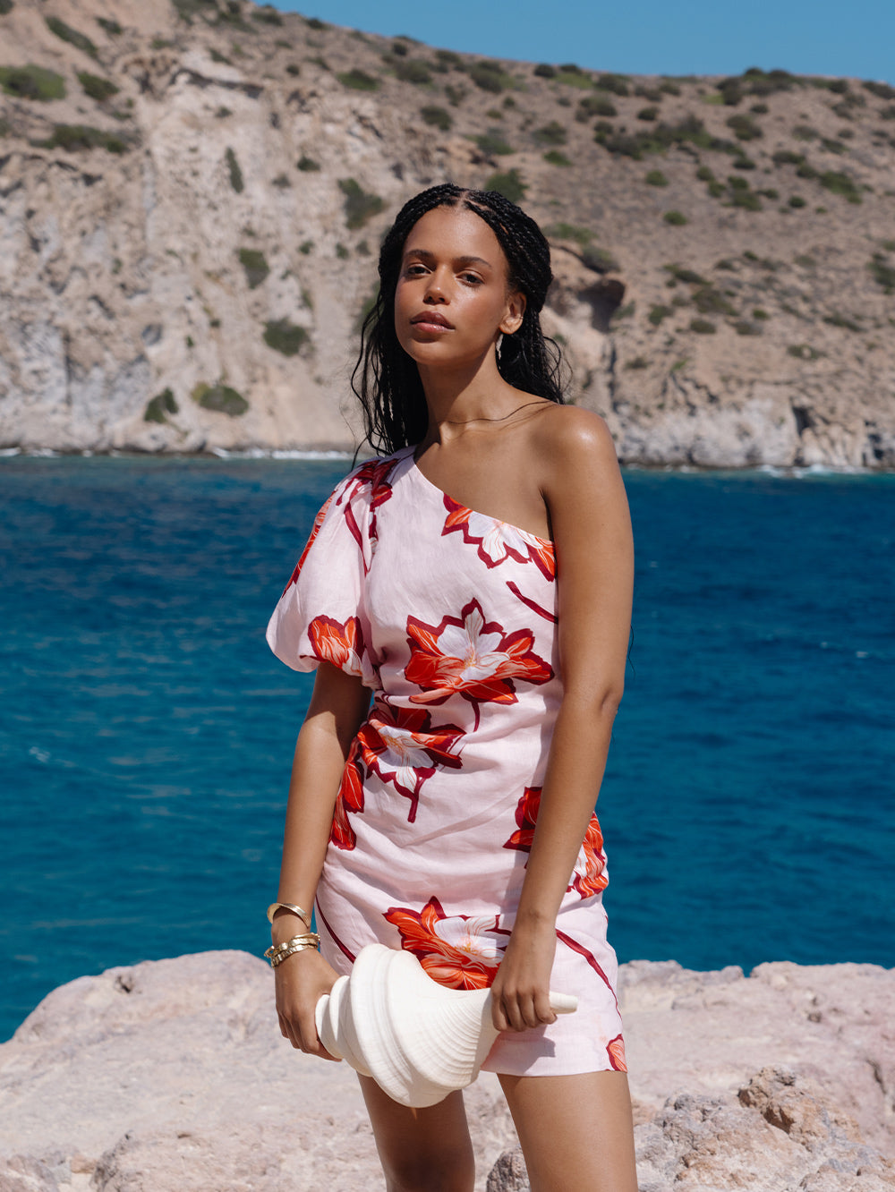 Lani One Shoulder Mini Dress – KIVARI International