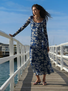 Linda Mesh Maxi Dress