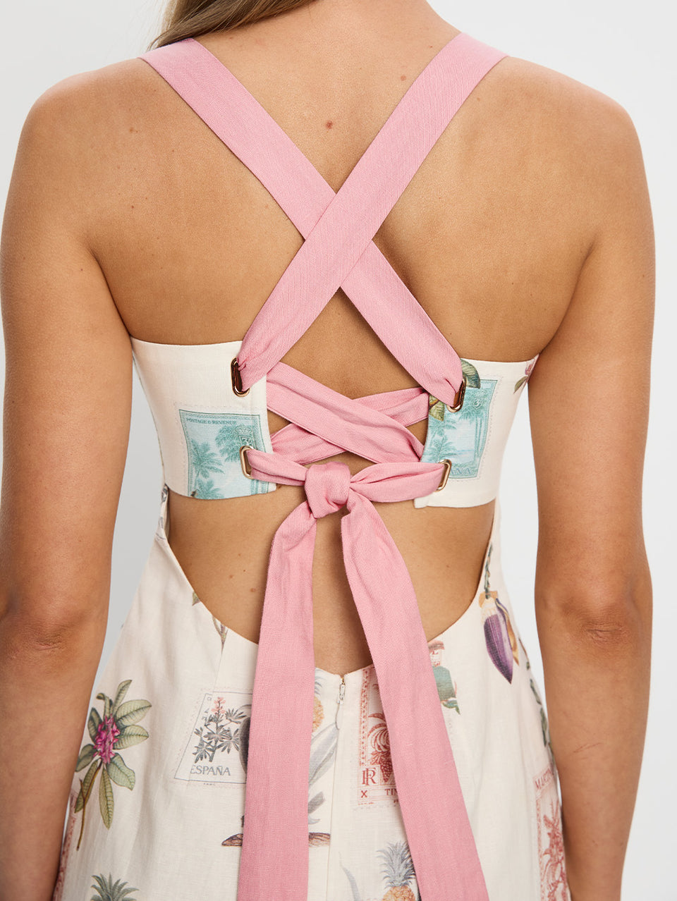 Lyra Tie Back Midi Dress – KIVARI International Lyra Tie Back Midi Dress – KIVARI International