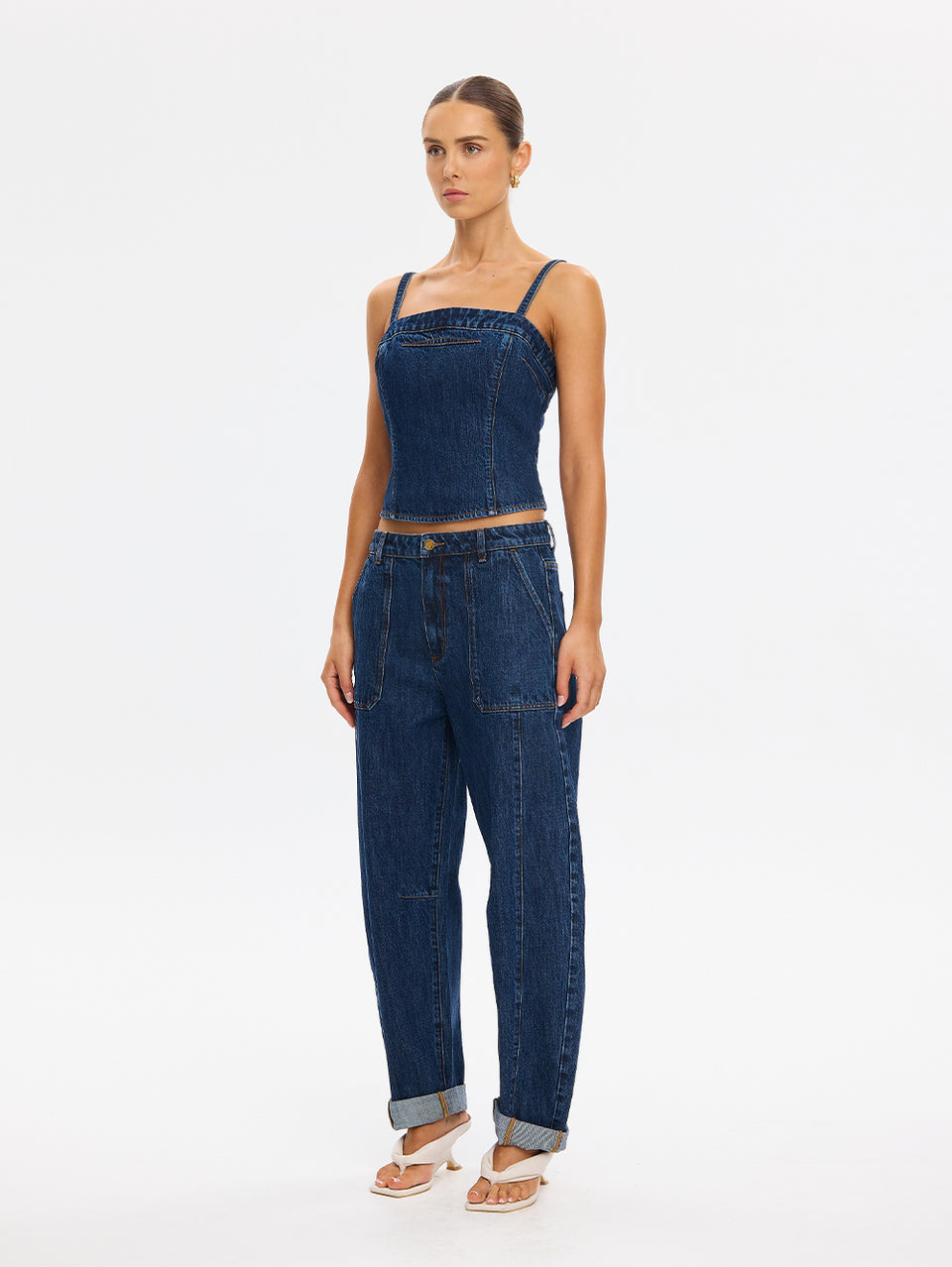 Nixie Denim Top