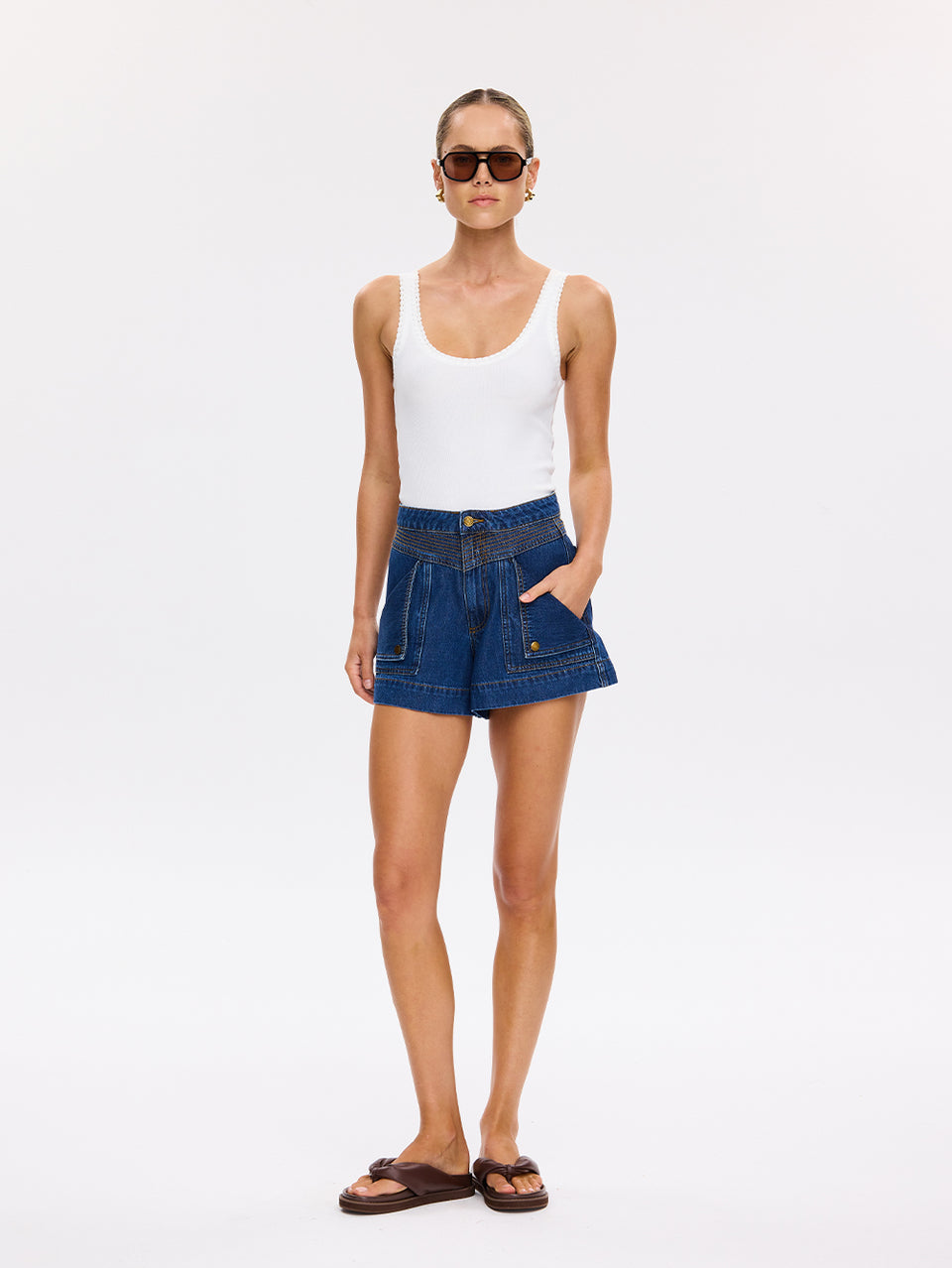Celene Denim Short - Indigo