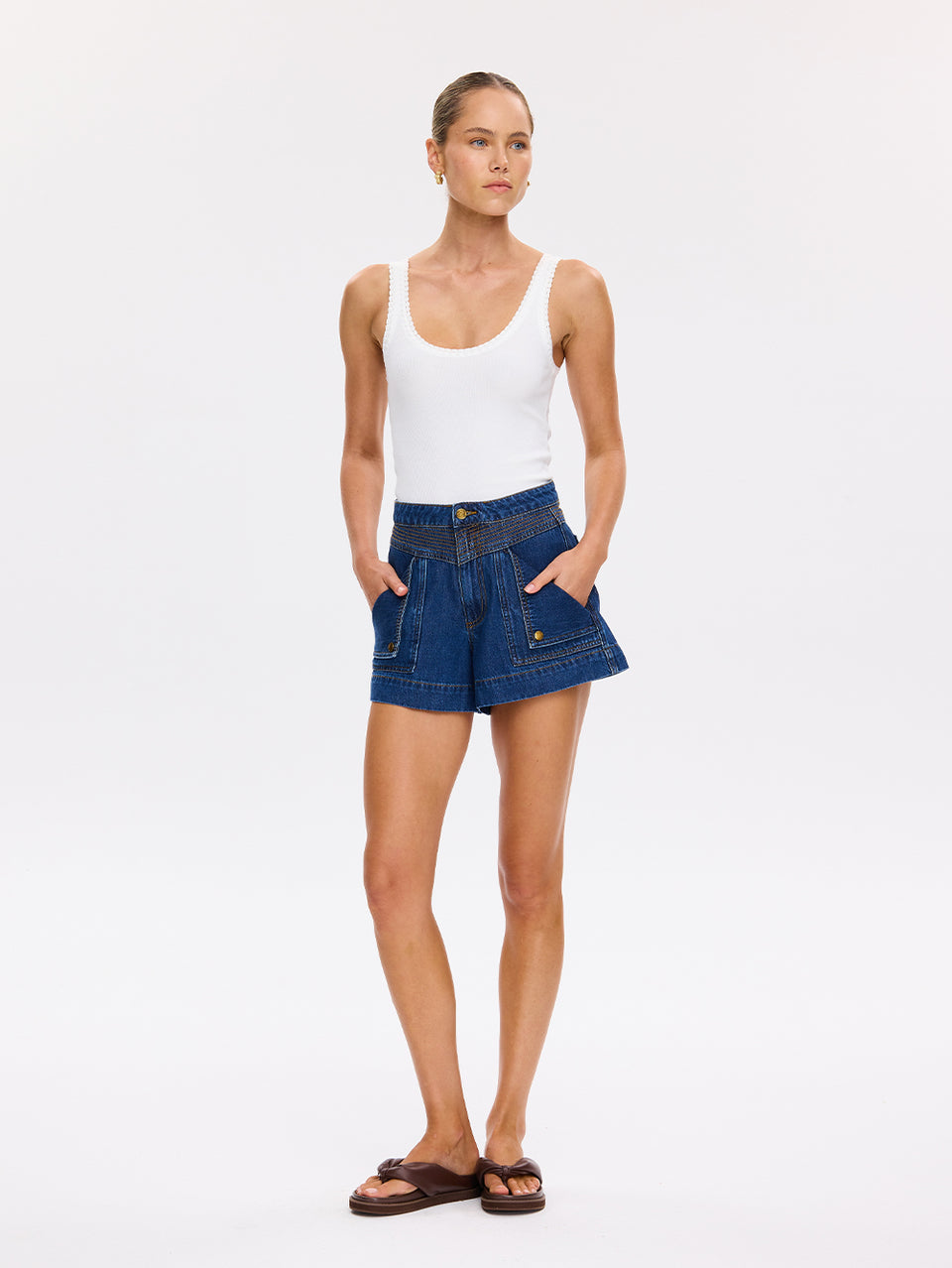 Celene Denim Short - Indigo