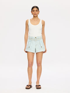 Celene Denim Short - Pale Blue