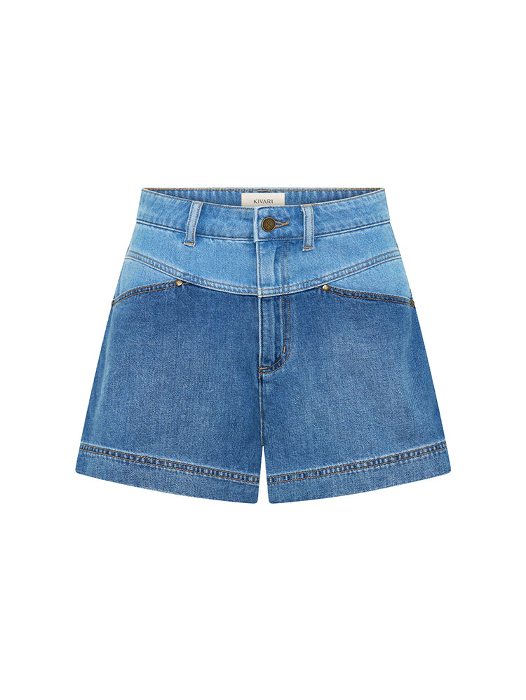 M234TWO_Coralie Denim Short_Coast Blue_GHOST
