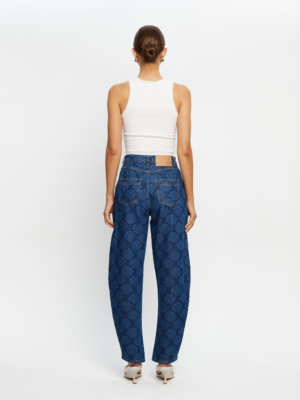 Marla Denim Barrel Leg Jean