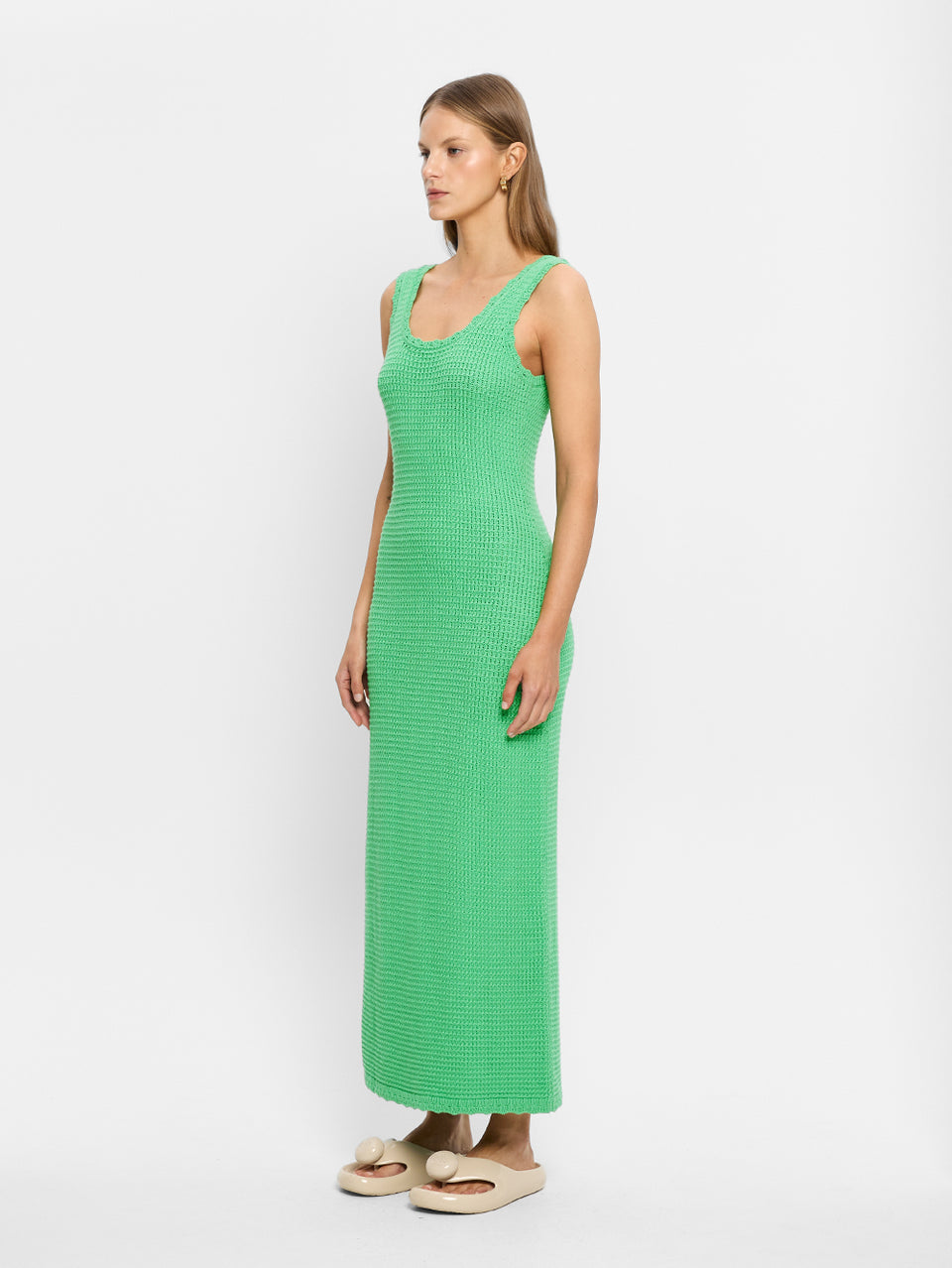 Martina Maxi Knit Dress - Green