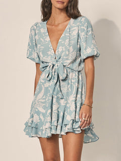 Mavi Tie Front Mini Dress Test