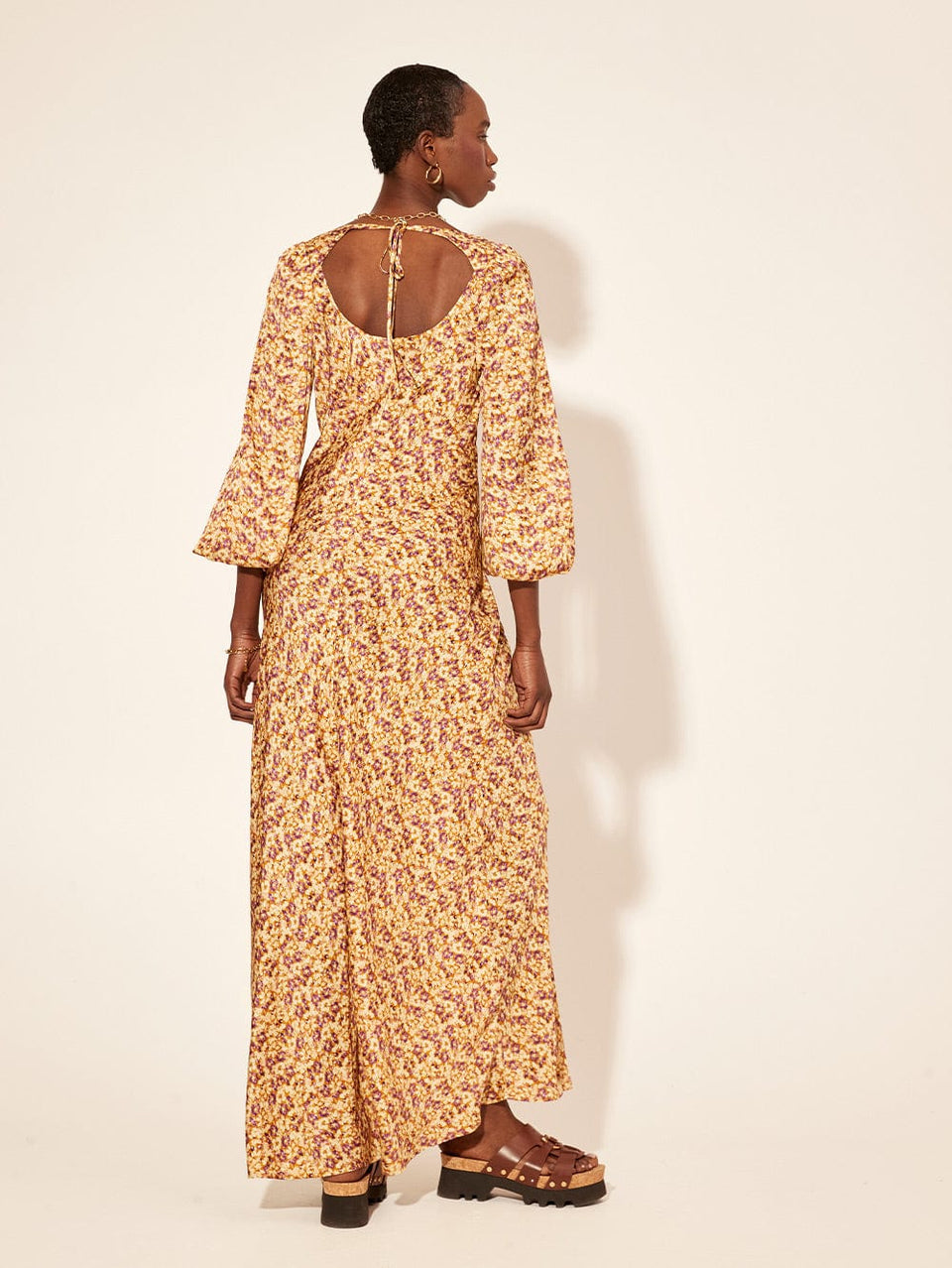 Kivari Olivia Floral Strappy Midi Dress Size 8 - AirRobe