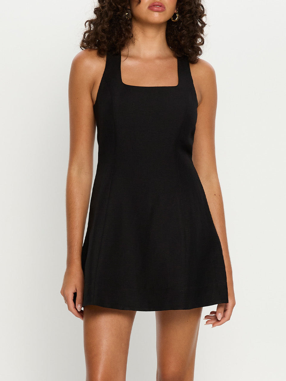 Miya Square Neck Mini Dress