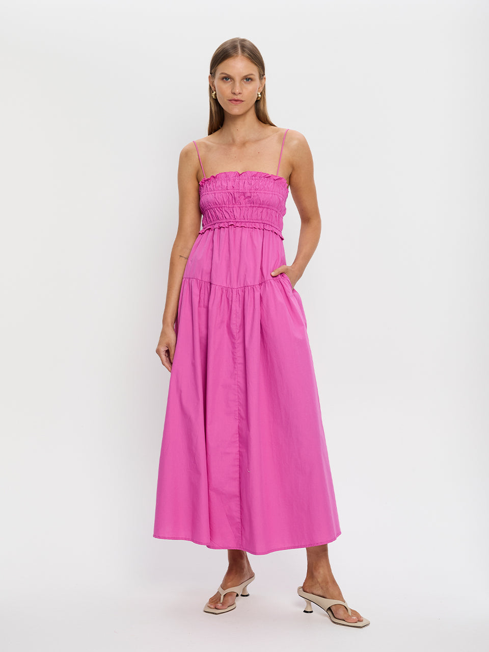 Oasis Maxi Dress - Magenta