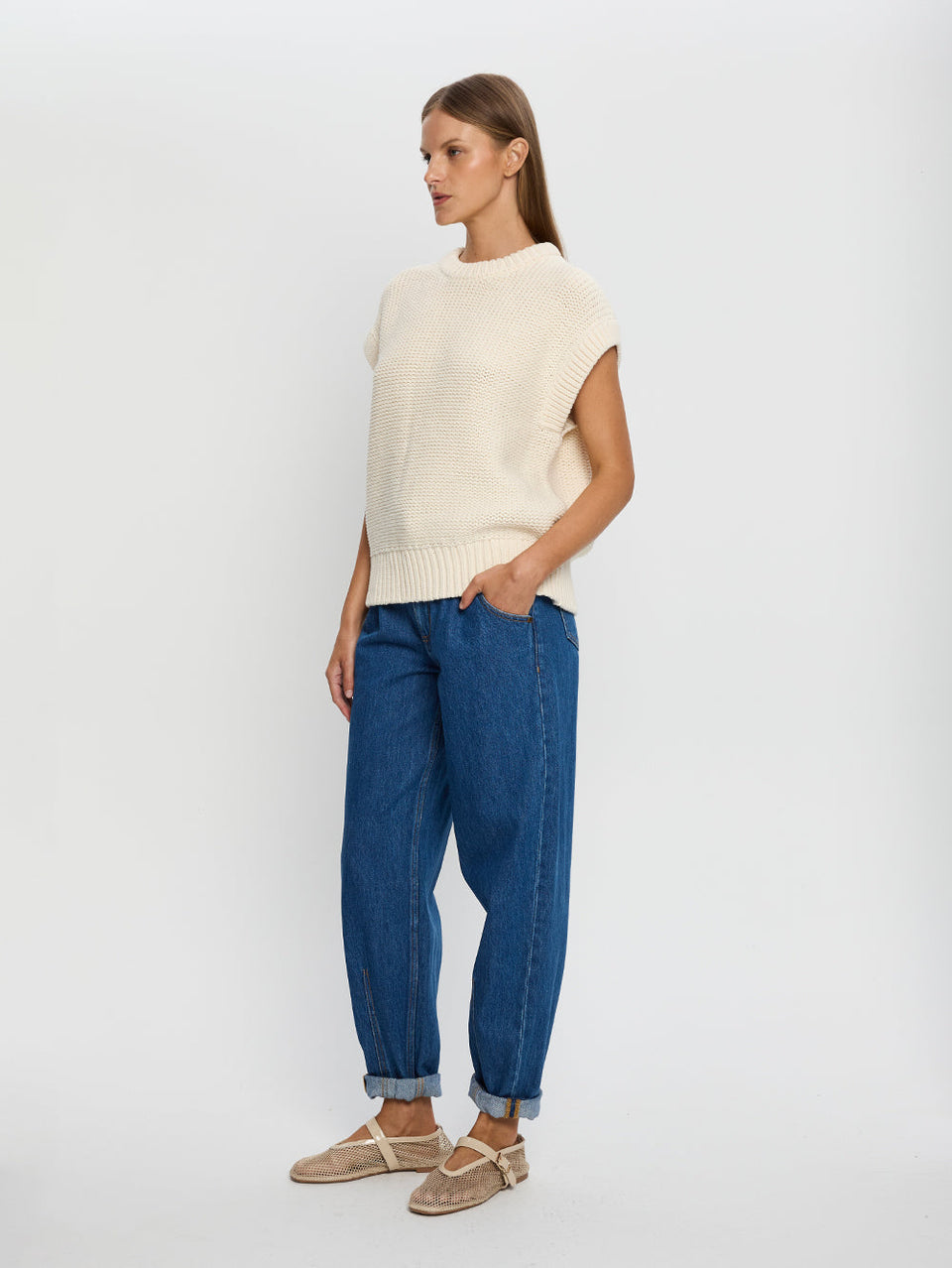 KIVARI Olesia Knit Cream