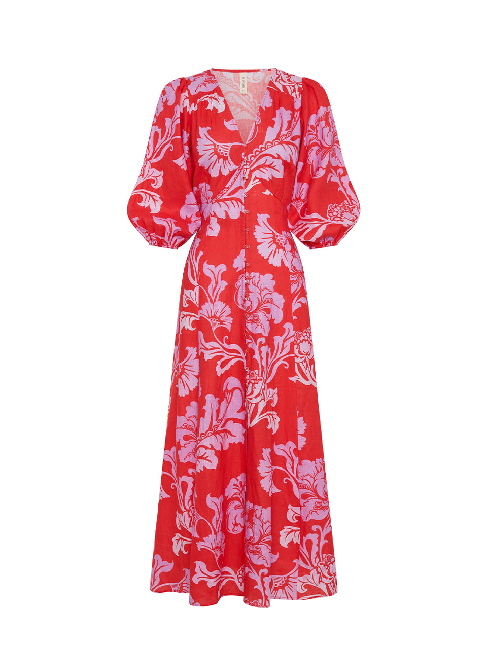 kivari olina maxi dress Kivari Olina One-Shoulder Linen Maxi Dress In Multicolor - 47% Off