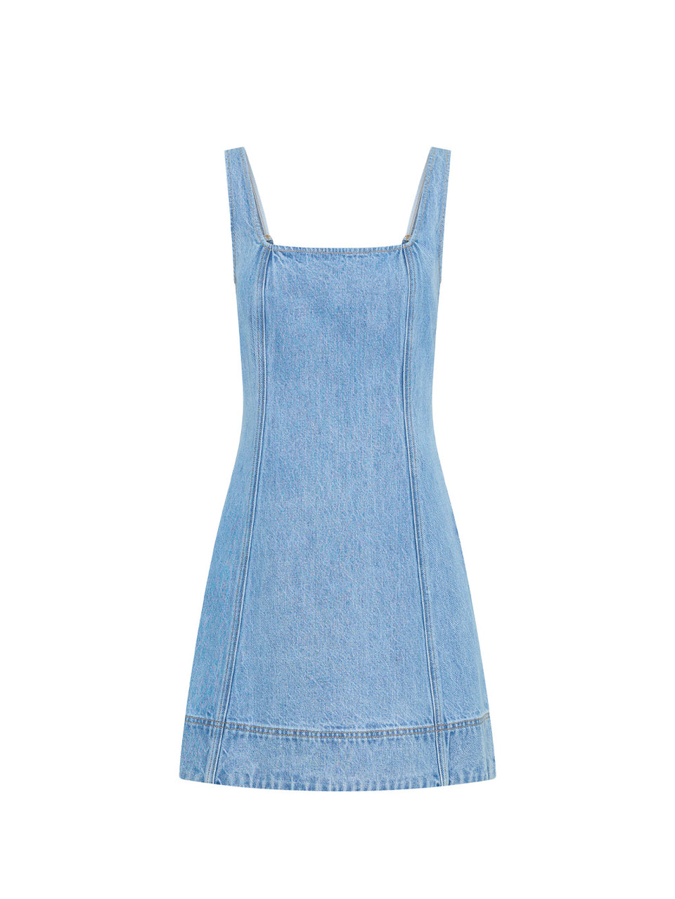 Oriana Denim Mini Dress - Stone Wash | Blue Denim Mini Dress | KIVARI KIVARI International Oriana Denim Mini Dress - Stone Wash | Blue Denim Mini Dress | KIVARI KIVARI International