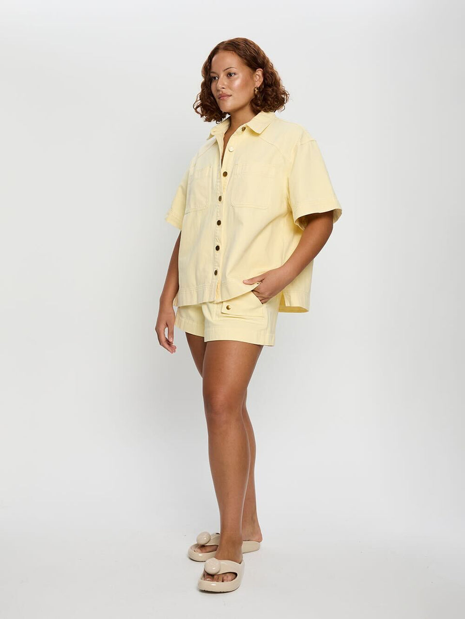 Paloma Denim Shirt - Butter