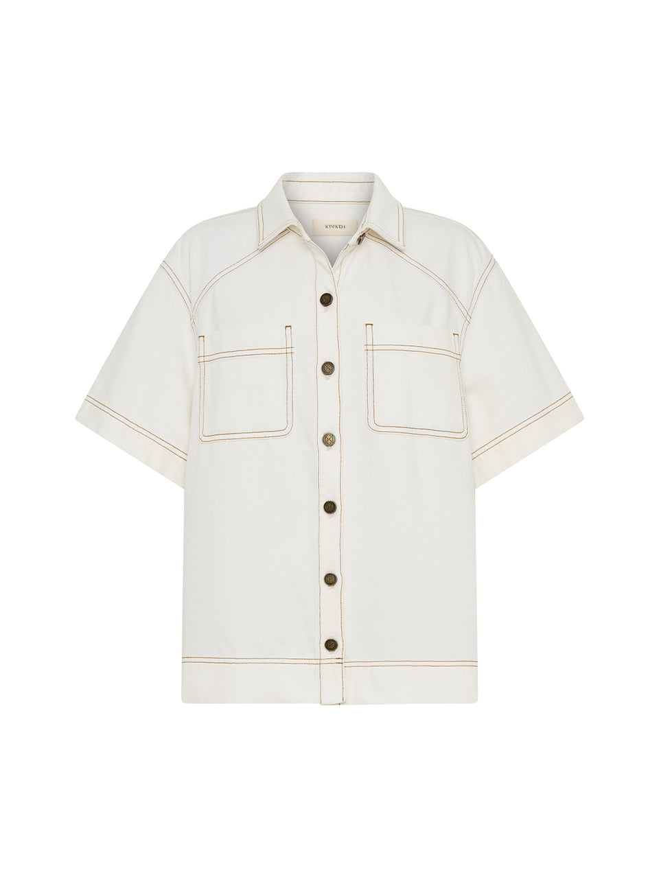 Paloma Denim Shirt - White