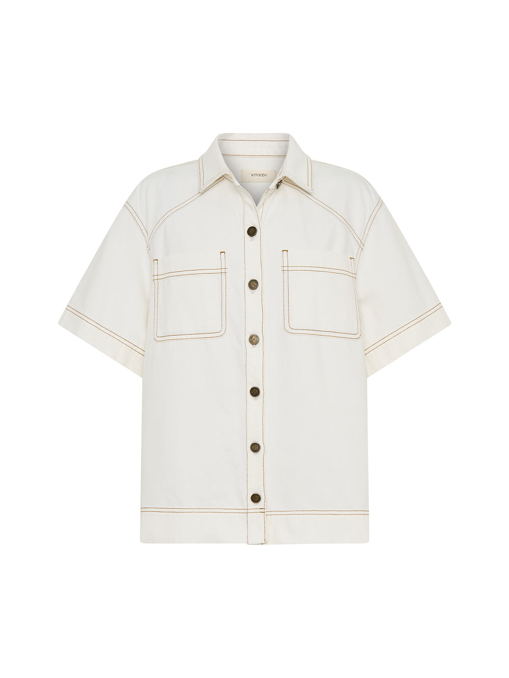 Paloma Denim Shirt - White