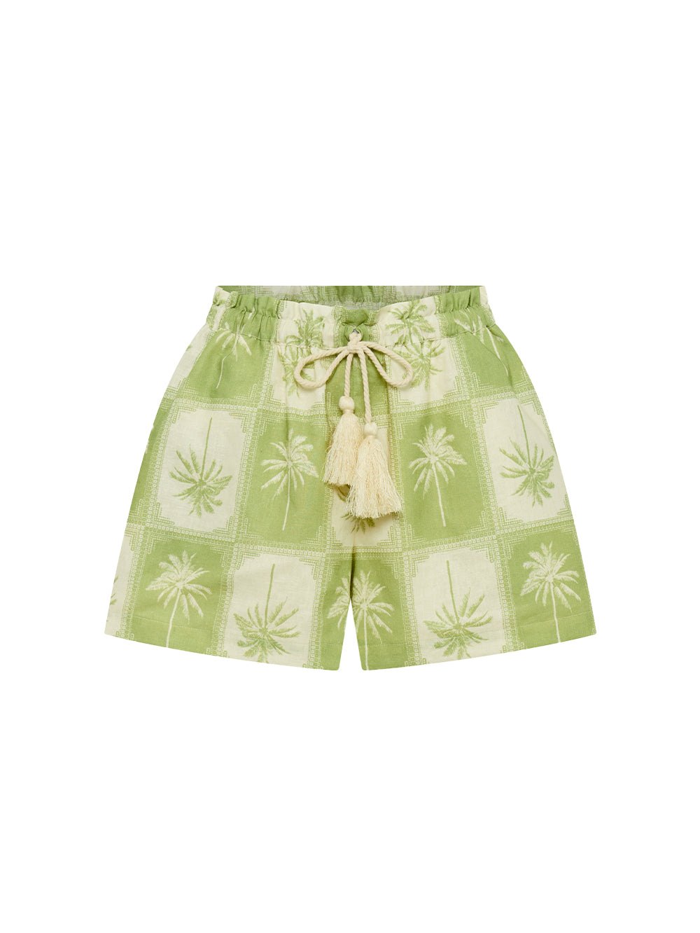 Paradiso Short KIVARI | Palm tree printed short