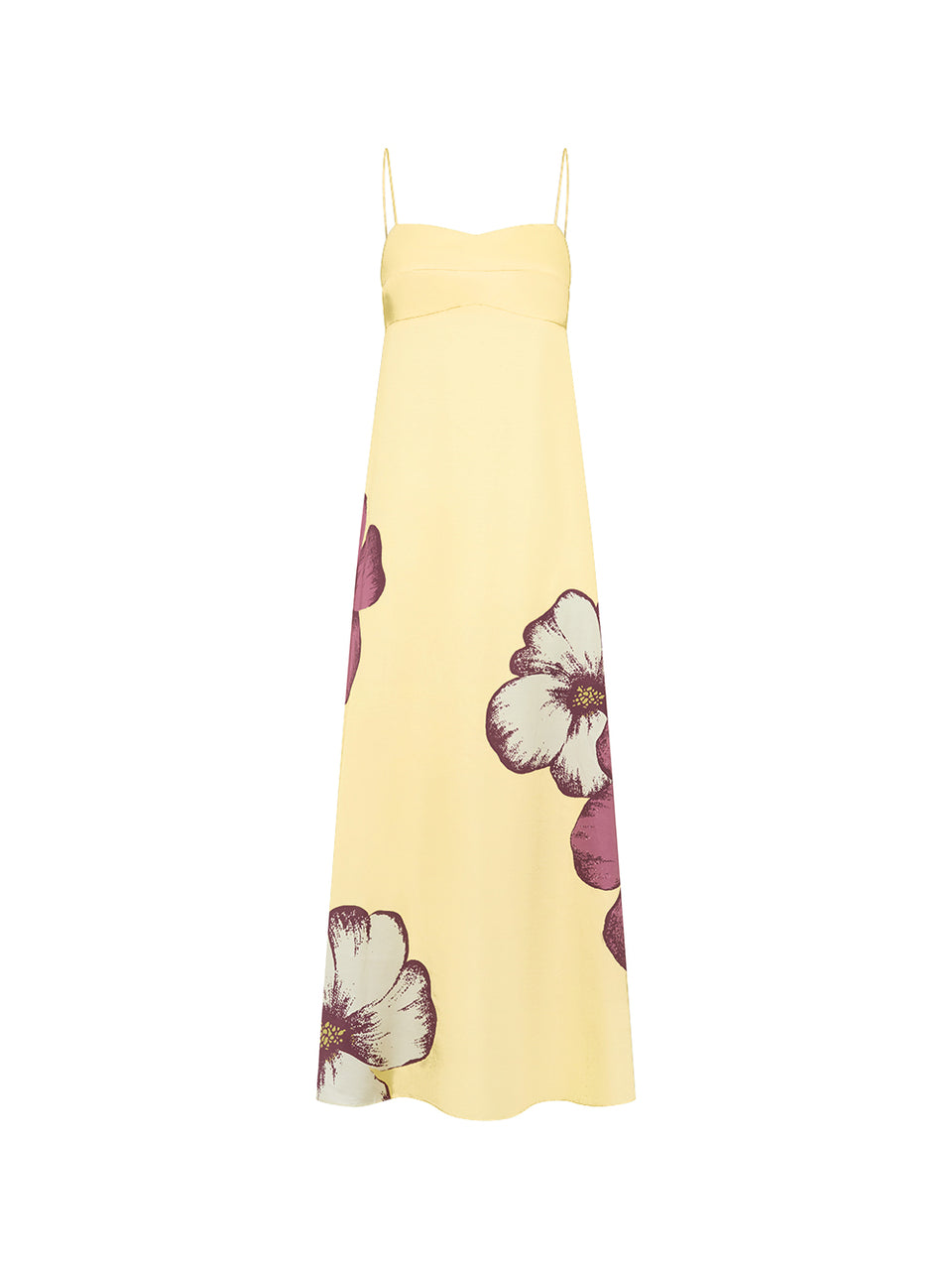 Paros Maxi Dress | Yellow Floral Maxi Dress - KIVARI KIVARI International Paros Maxi Dress | Yellow Floral Maxi Dress - KIVARI KIVARI International