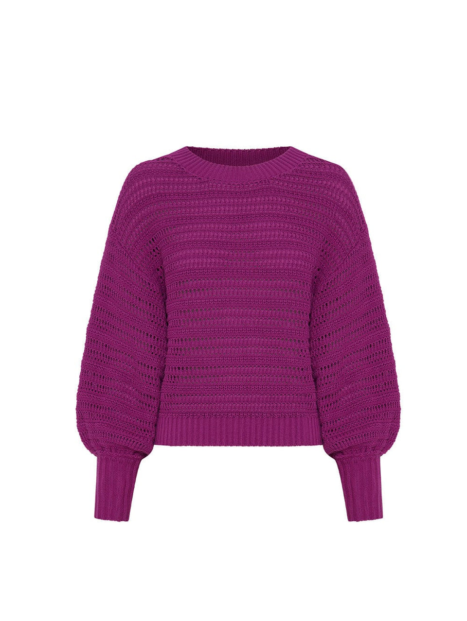 Pepe Knit Sweater Purple KIVARI | Purple knit sweater