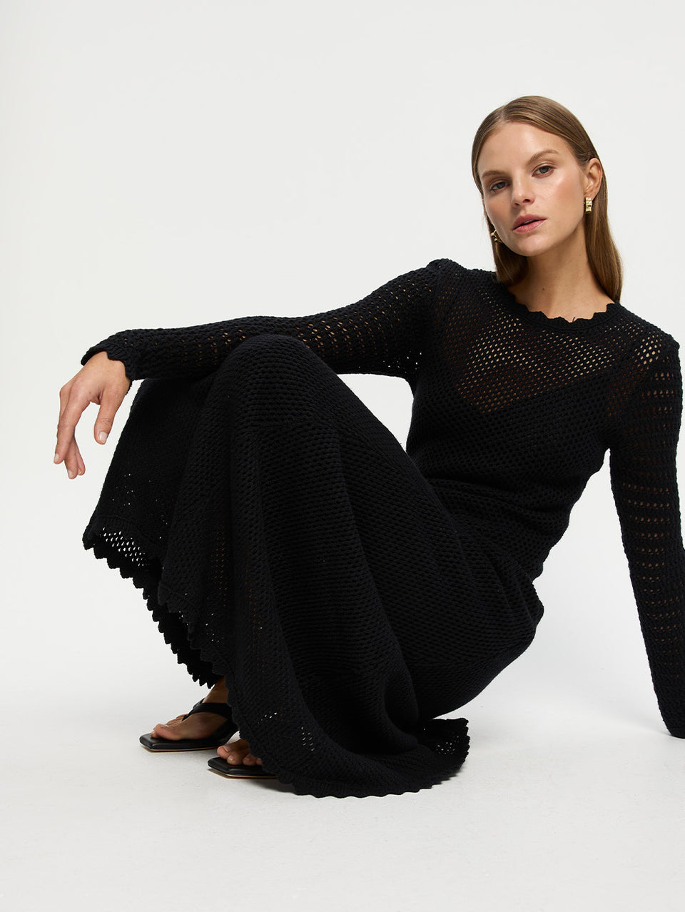 Ingrid Knit Midi Dress | KIVARI KIVARI International Ingrid Knit Midi Dress | KIVARI KIVARI International
