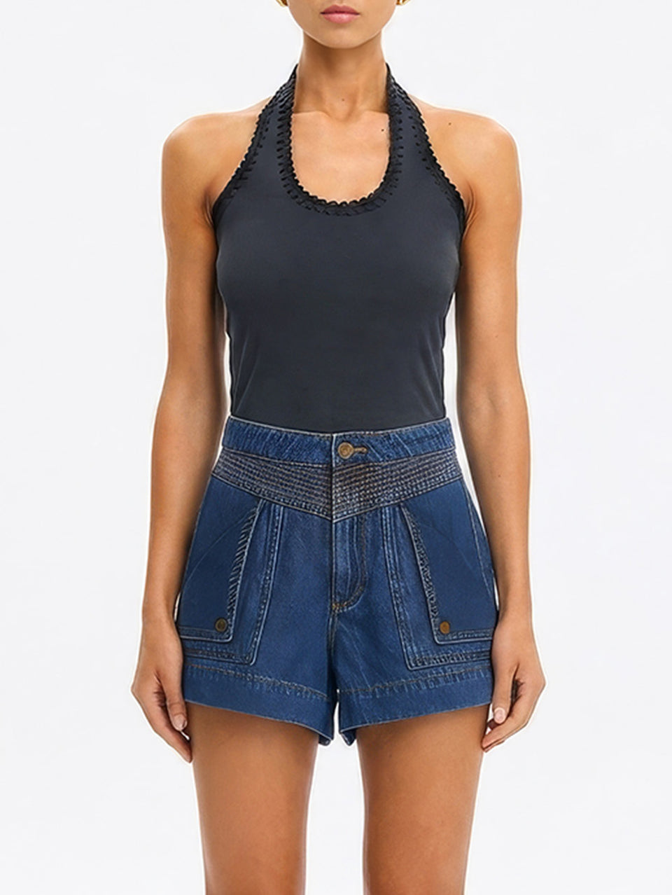 Rhea Halter Top