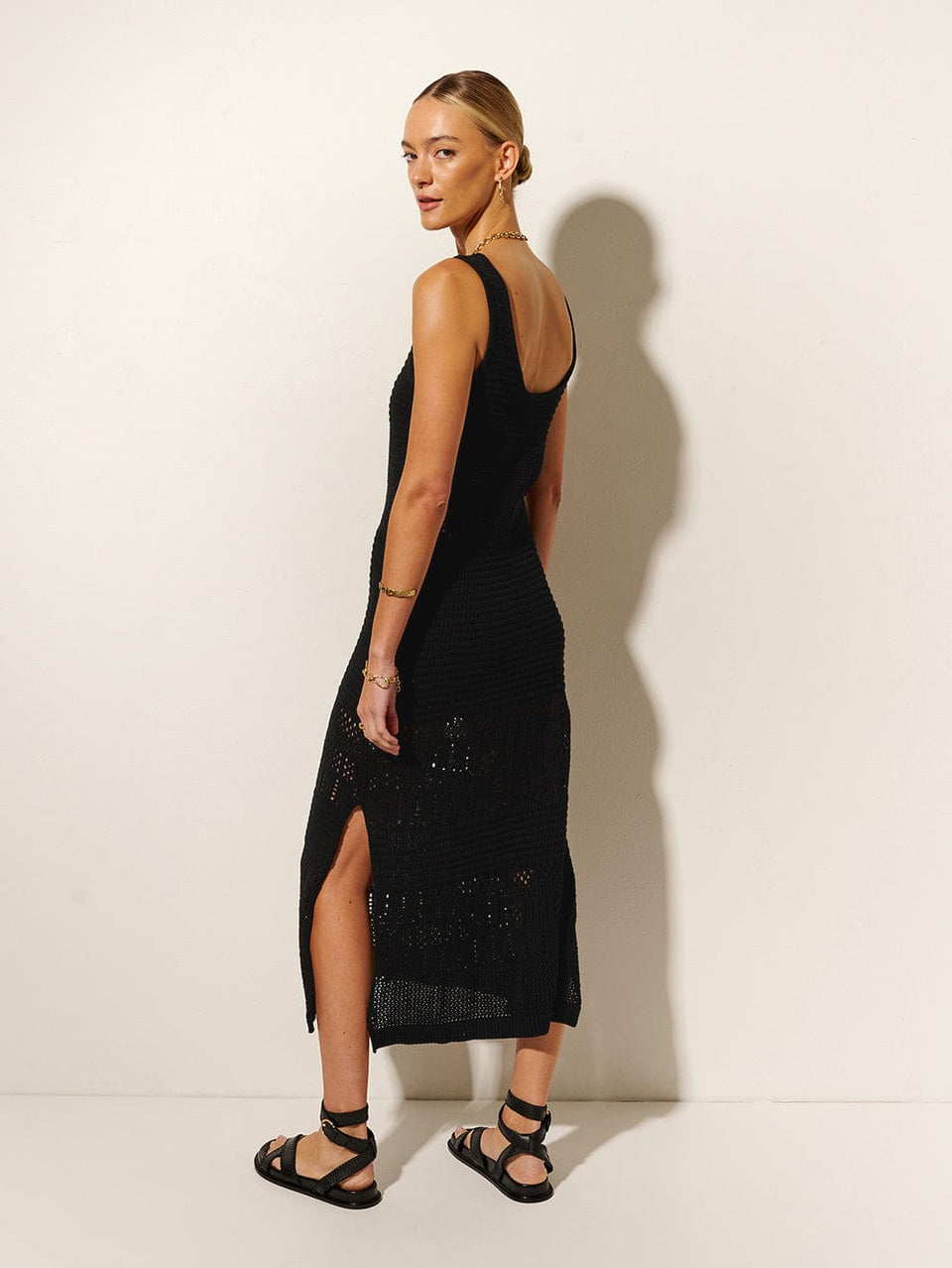 Riza Crochet Midi Dress | KIVARI International Riza Crochet Midi Dress | KIVARI International