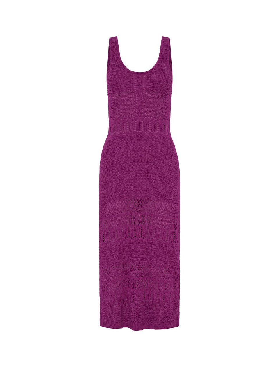 Riza Midi Dress Purple | Purple knit midi dress