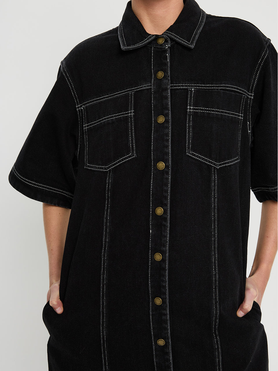 rowyn denim shirt dress Rowyn Shirt Dress