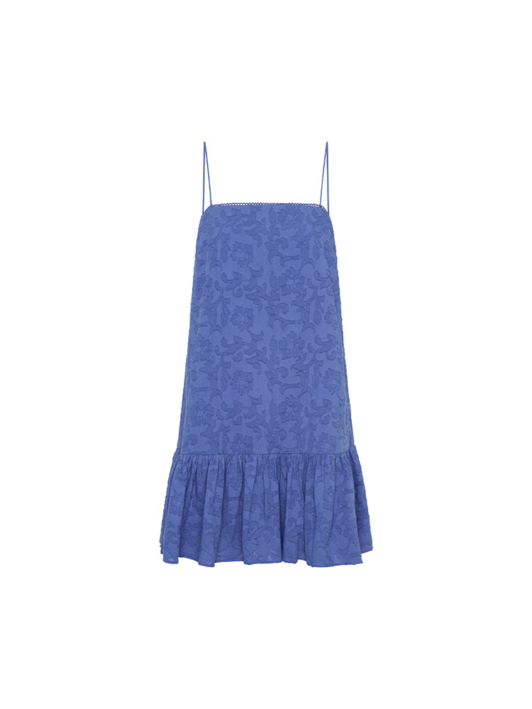 SD272COB_Ottavia-Mini-Dress_Cobalt_GHOST
