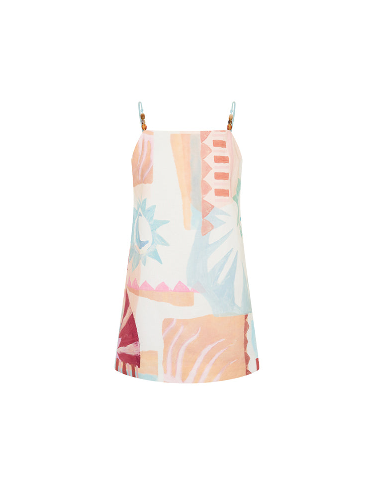 SD298PIN_Yali Mini Dress_Pink_GHOST