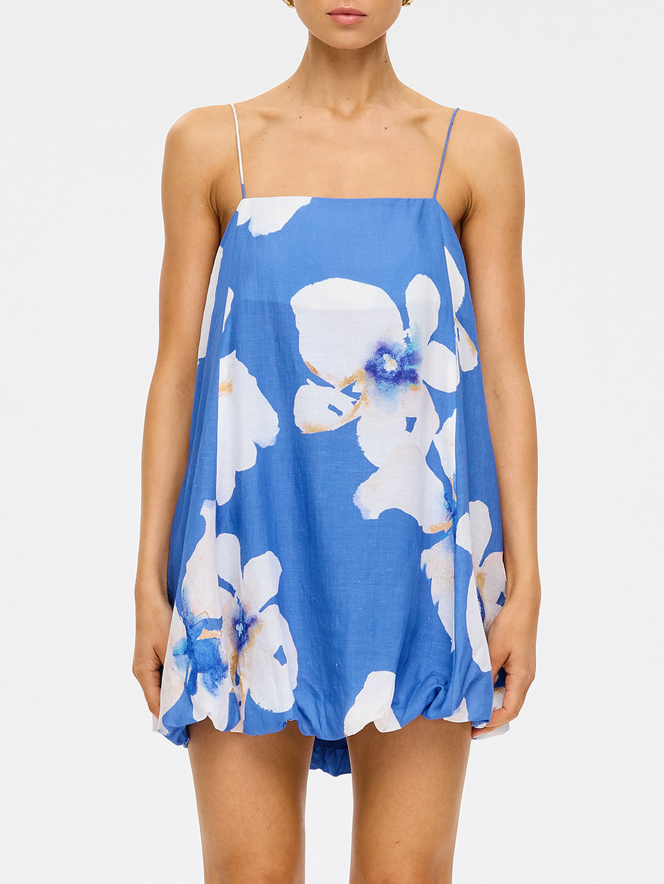 SD316BLU_Rowena Bubble Mini Dress_Blue_8