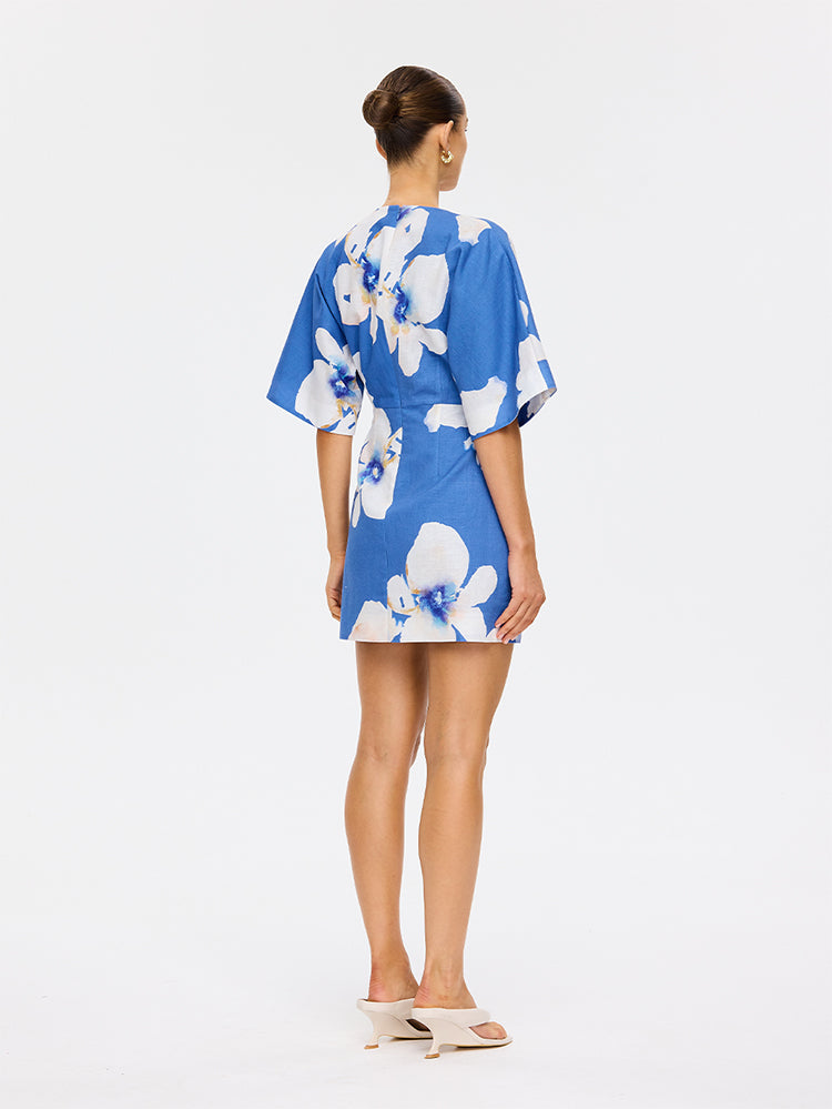 SD350BLU_Rowena Mini Dress_Blue_3